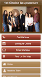 Mobile Screenshot of 1stchoiceacupuncture.com