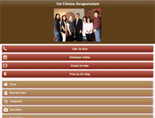 Tablet Screenshot of 1stchoiceacupuncture.com